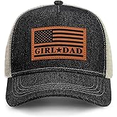 Bakyiwe Girl Father Daddy Gifts Dad Hats for Men, Adjustable Dad Trucker Hat, Fathers Day Birthday Gifts from Daughter