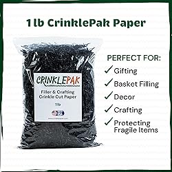 CrinklePak 1LB USA Made Black Crinkle Paper Filler