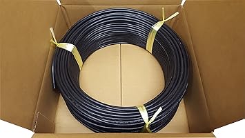 【クリックで詳細表示】日本製線 高性能ギガビット伝送対応LANケーブル (Cat5e) 100m巻(黒色) 0.5 - 4P NSEDT (BK) (100)