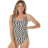 Roxy Women's Reversible One Piece Swimsuit–Tummy Control Bathing Suit, Removable Cups, Quick-Dry Fabric