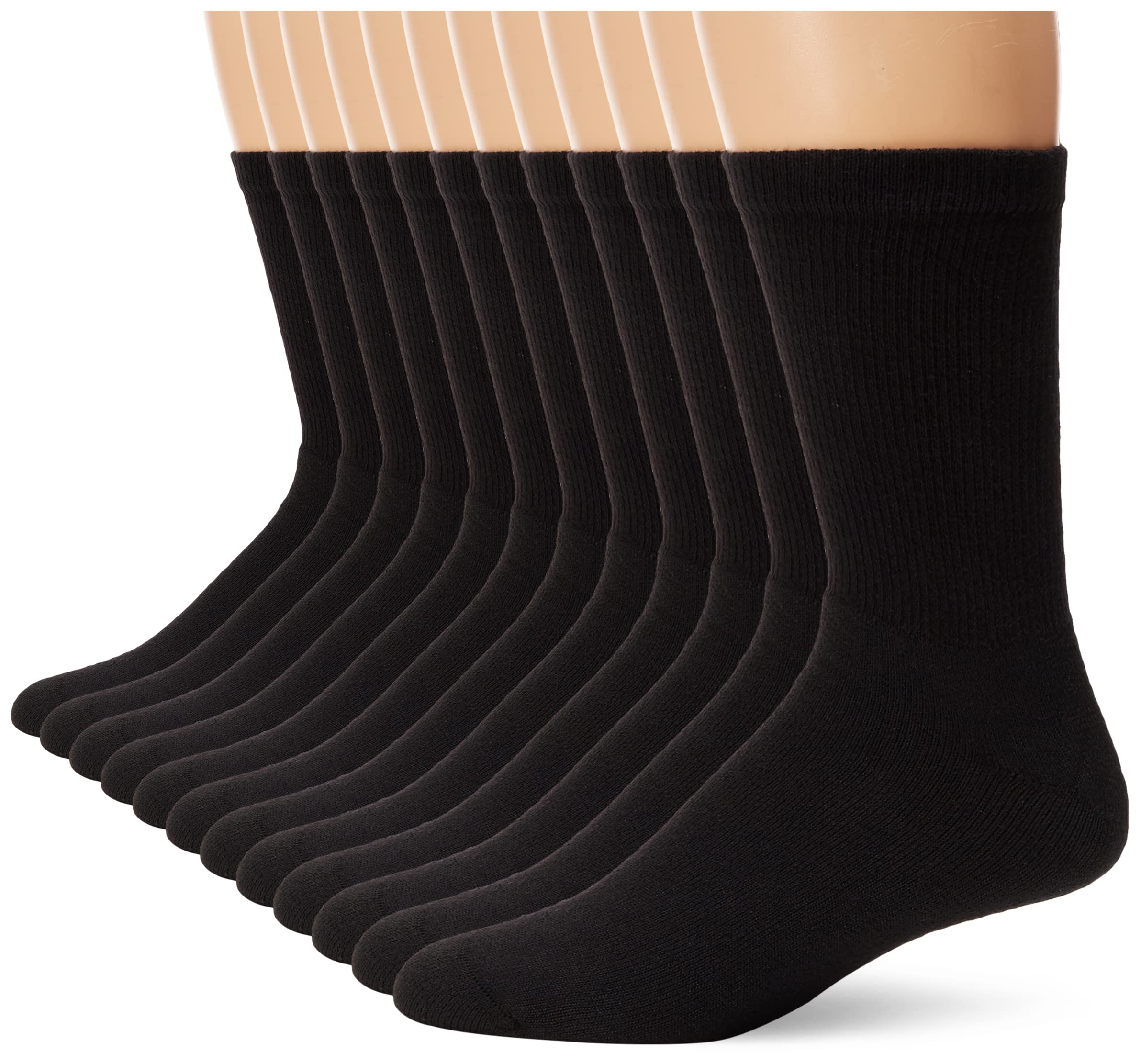 Photo 1 of Hanes Men's FreshIQ X-Temp Active Cool Crew Socks 12-Pack