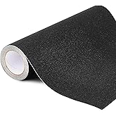 Watersay Anti Slip Traction Tape 20 Inch x 20 ft Widen Waterproof Non Skid Tape Durable Grip and Friction Stair Non Slip Strips Abrasive Adhesive for Stairs Tread Steps Ramp Outdoor Indoor(Black)