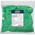 By The Cup Sour Power Green Apple Sour Belts, 1 lb Bulk Bag
