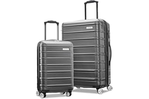 Samsonite Omni 2 2pc Set (CO/M), Model Number - 141133-2849, Brushed Anthracite