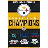 NFL Pittsburgh Steelers - Champions 23 Wall Poster, 34L" x 22.4W", Premium Unframed Version