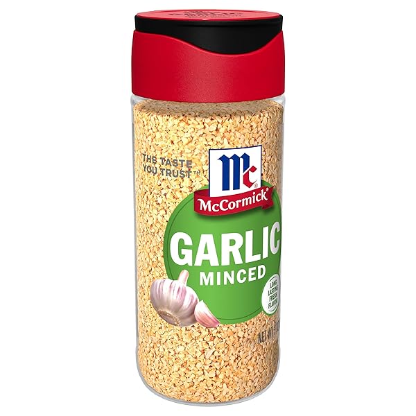 MCCORMICK MINCED GARLIC, 3 OZ
