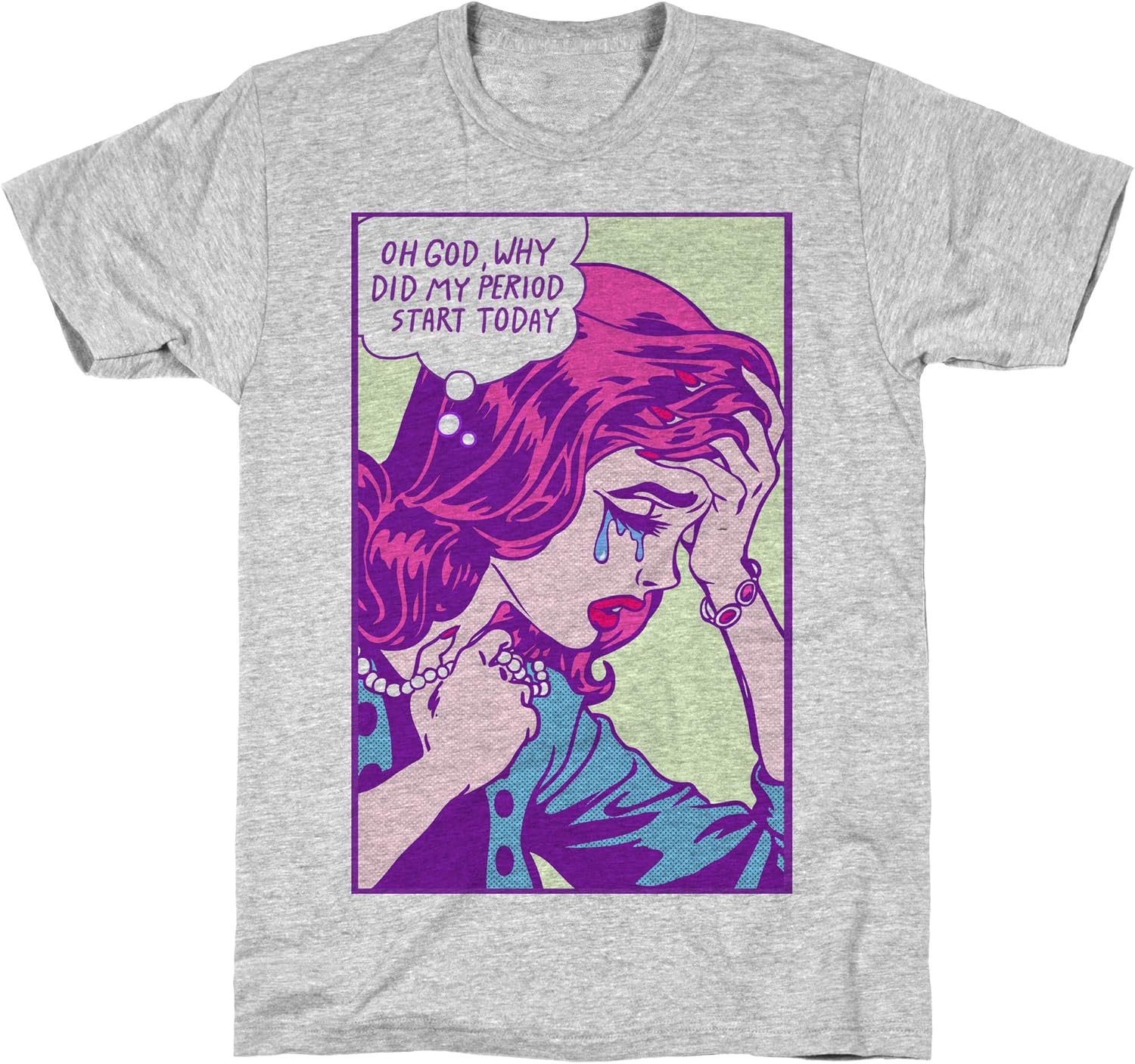 Amazon LookHUMAN Lichtenstein Edition Oh God Why Did My Period
