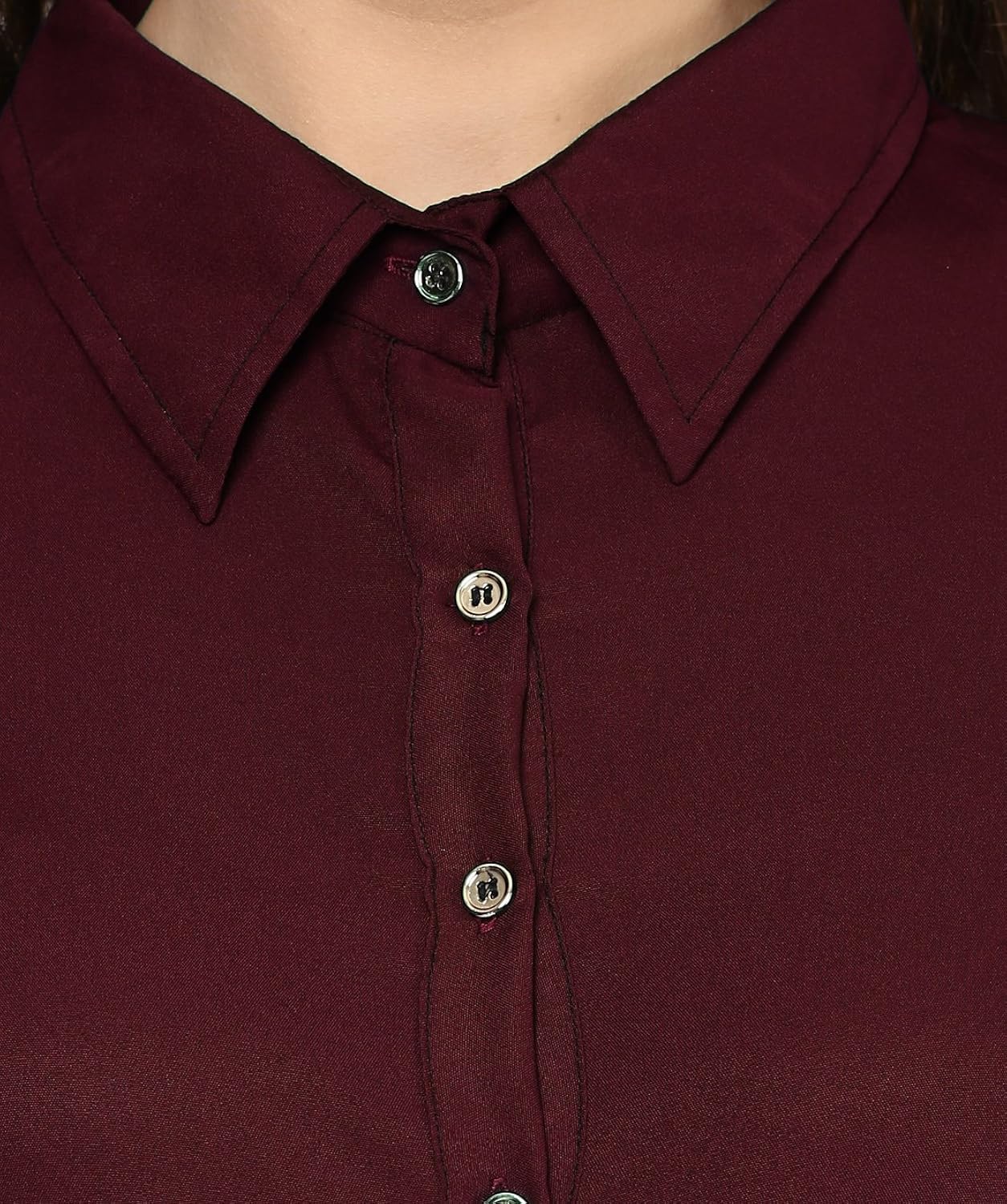 uptownie lite women's crepe roll up jumpsuit (maroon)