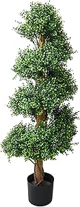Pure Garden Boxwood Spiral Tree, 48