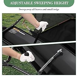 GarveeTools Tow Behind Lawn Sweeper, 50" Pull