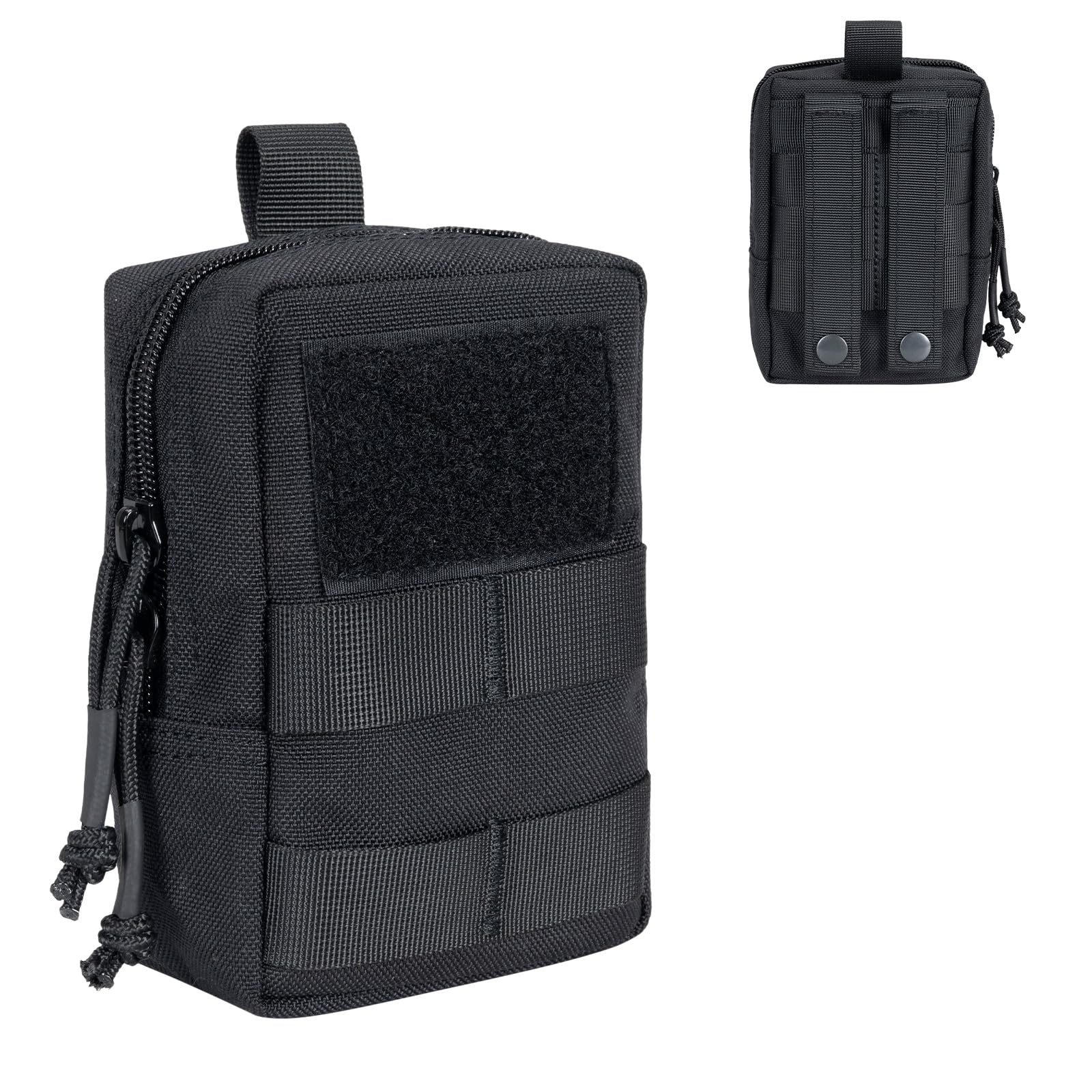 EXCELLENT ELITE SPANKER Tactical Molle Waist Bag Phone Pouch Bag Nylon Utility Pouch for Outdoor, Sports(Black)