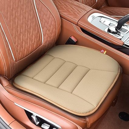 Amazon Co Jp Raorandang カーシートクッションパッド 自宅用 車の運転席 オフィス 椅子 痛み軽減 低反発素材 シートクッション 滑り止めボトムシートクッション カーキ ホーム キッチン