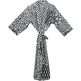 Hand block print Cotton Kimono bikini cover up,Indian Hand block print Cotton Bath Robe,Swim Wear,Nighrwere Dressing Gown