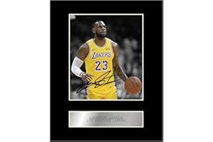 ICONIC PICS Lebron James Print Signed Mounted Photo Display #2 Autographed Picture Print
