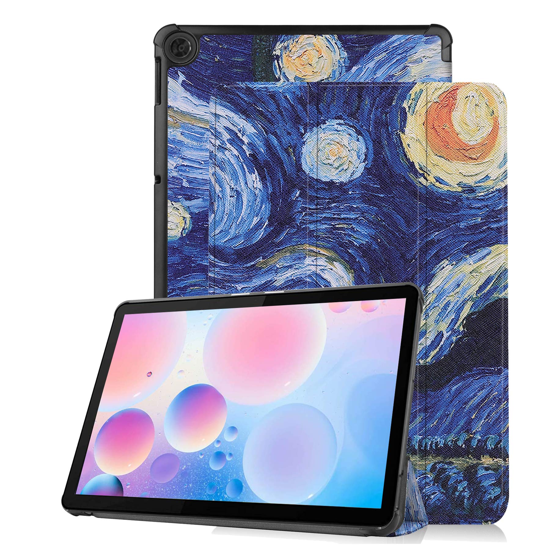 YGoal Case For Lenovo Duet Chromebook 10.1, Premium PU leather Stand Business Folio Case Cover with Multi-angle for Lenovo Duet Chromebook 10.1 Inch, SKY