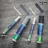 RAINBOW CHALK MARKERS Twin Dark Grey Grout Pen Restore Kitchen Bathroom Tile view 8