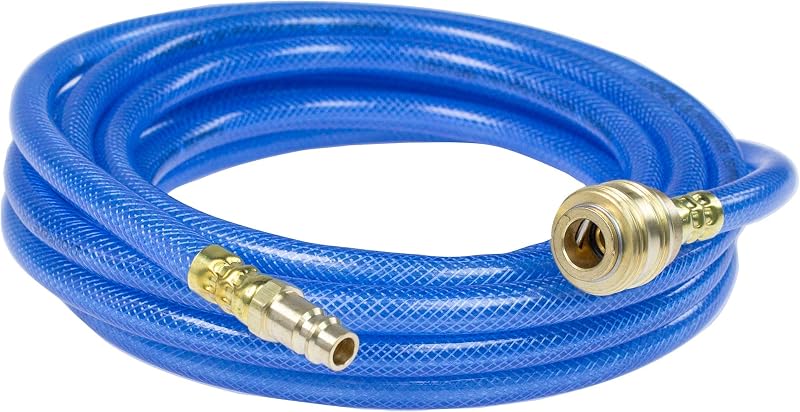 As Schwabe 12705 PVC Compressed Air Hose 5m x 9x3mm NW 7.2 Blue Transparent