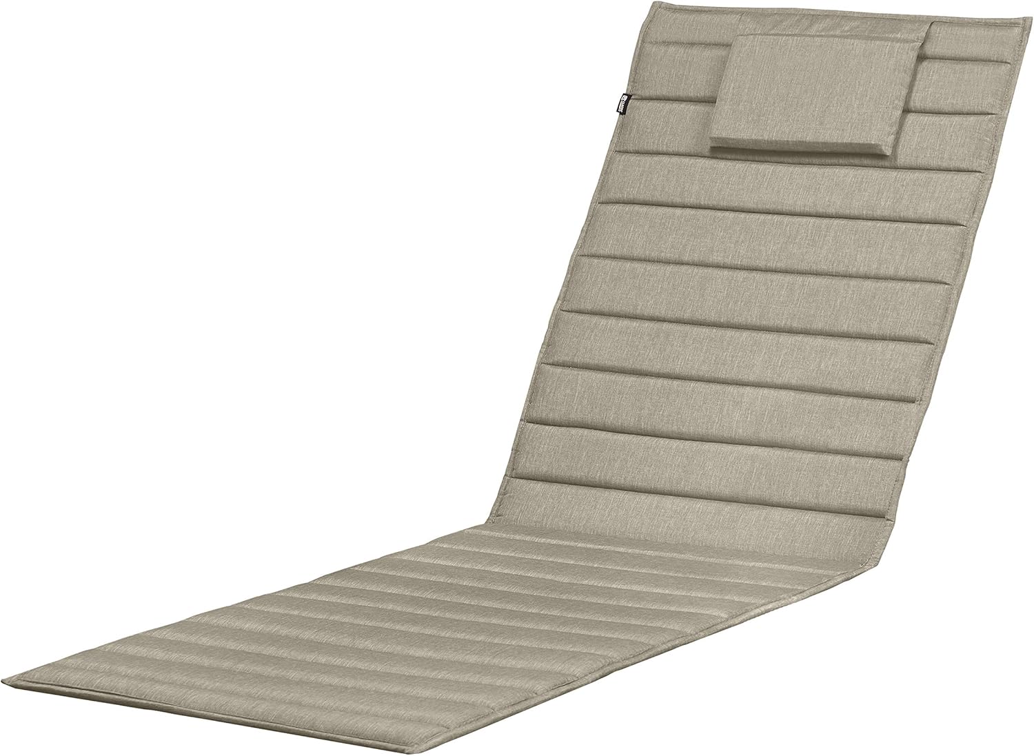 Classic Accessories Storigami Water-Resistant 74 x 23 Inch Chaise Lounge Cushion, Heather Grey: Garden & Outdoor