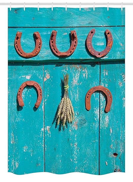 Amazon Com Hdsghgj Western Stall Shower Curtain Five Antique