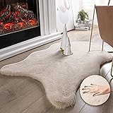 Ashler HOME DECO Ultra Soft Faux Rabbit Fur Chair