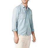 Joe's Jeans Mens Lou Indigo Linen Shirt