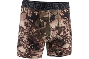 Under Armour Mens Ua Performance Tech - Print 6 Inch,Desert SandBoxer Briefs