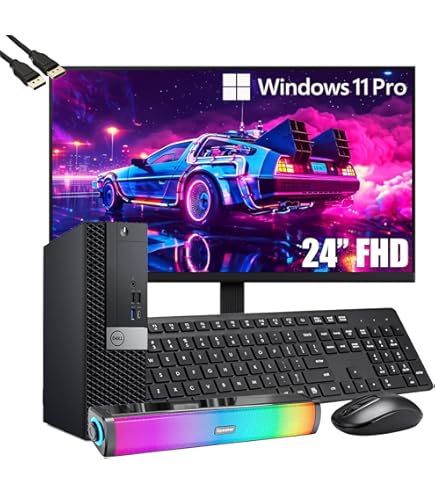 Amazon.com: HP EliteDesk 705 G4 Mini Desktop Computer with 24