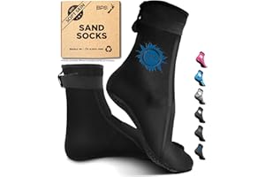 BPS New Zealand ‘Soft Skin’ Sand Proof Water Socks 3mm Anti-Slip Neoprene Wetsuit Booties Socks for Soccer Beach Sports