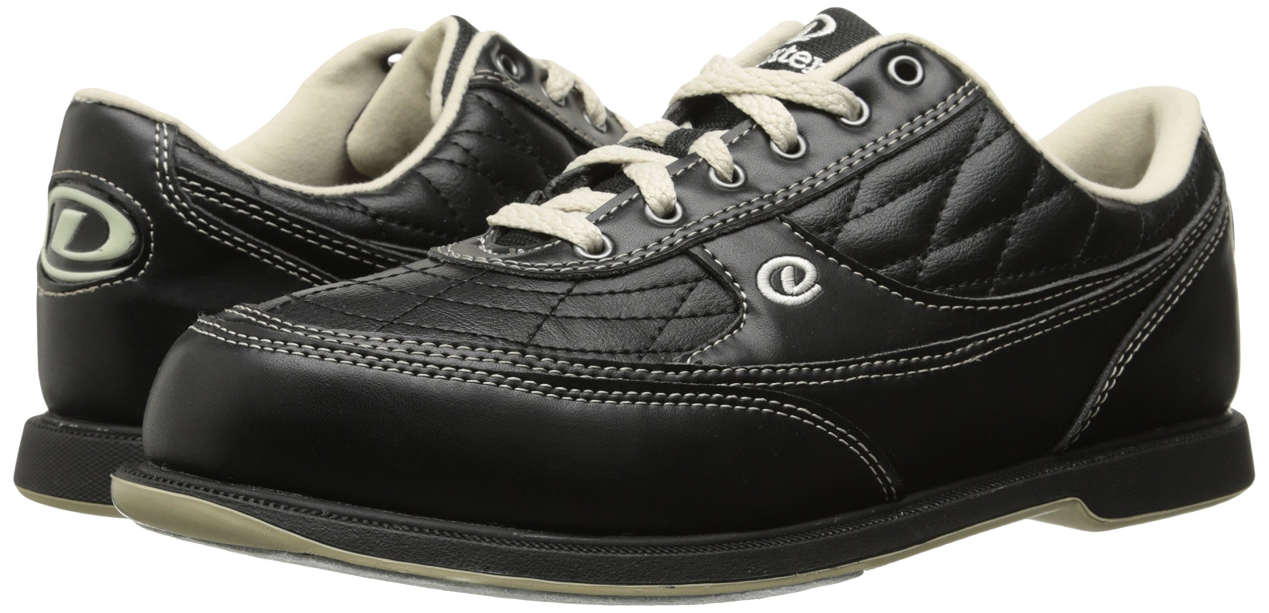 Dexter Turbo II Wide Width Bowling Shoes, Black/Khaki, 7.5 on Galleon