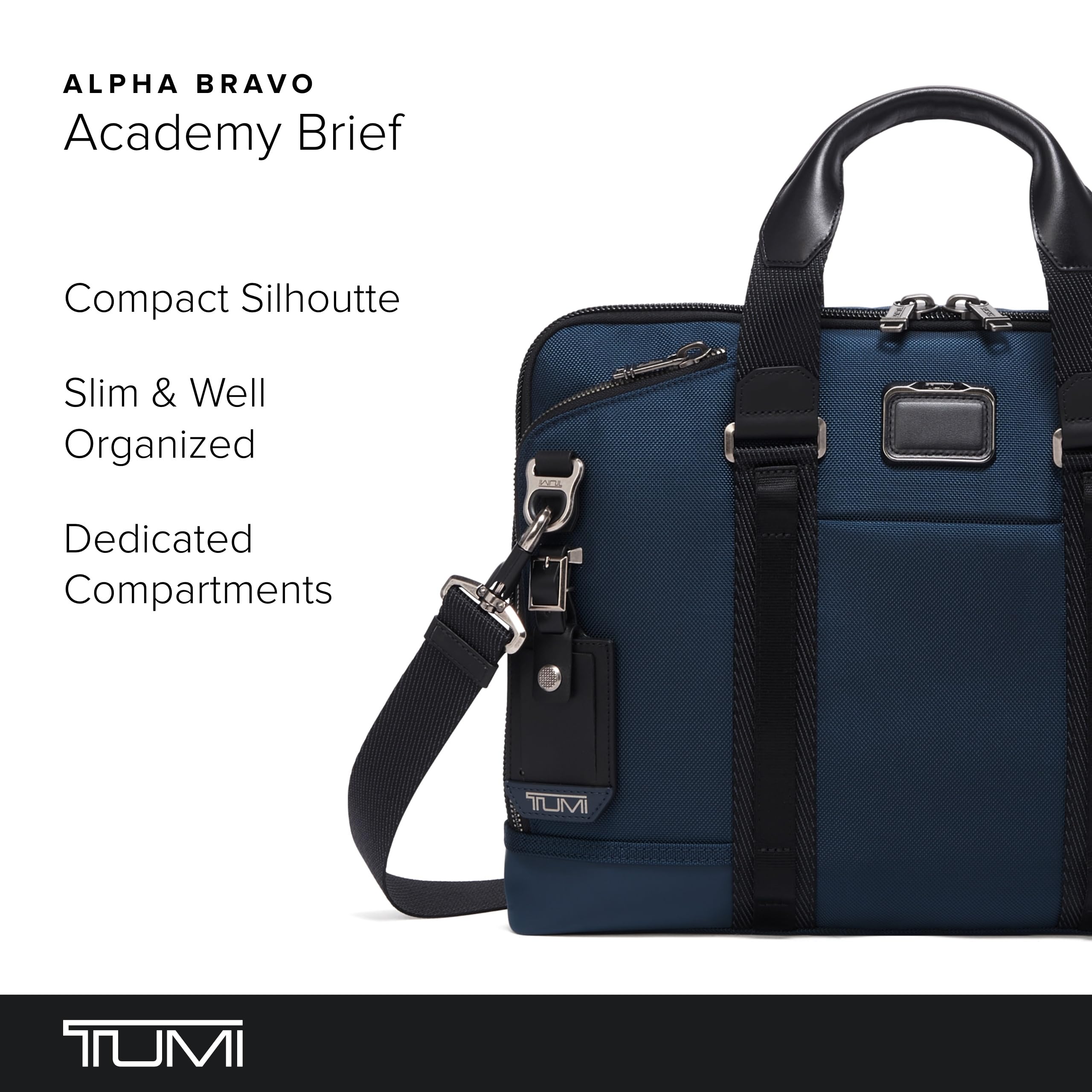 TUMI - Alpha Bravo Academy Brief - Compact Laptop Briefcase - Travel Laptop Bag - 11.8
