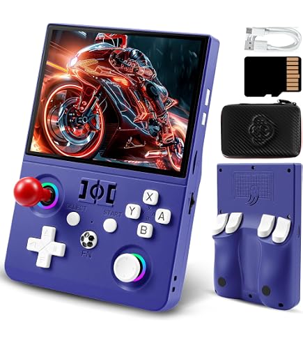 Consola Portátil Retro R36MAX – Pantalla IPS De 4 Pulgadas, 128 GB, 18,000+ Juegos Clásicos, Sistema Linux, Batería 4000 MAh, Dual Joysticks, Regalo Ideal Para Amantes De Los Videojuegos