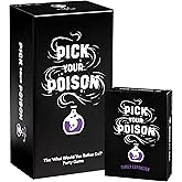 Pick Your Poison Party Game + Family Expansion Set - The “What Would You Rather Do?” Card Game - for Kids, Adults, and Famili