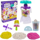 Kinetic Sand Smoothie Mixer Playset, Moldable Sand Sensory Toys, Ages 5+ | Mix &amp; Make Pretend Smoothies with 14oz Sand, Cup &amp; Popsicle Molds, Creative Open-Ended Play, Birthday Gifts for Kids