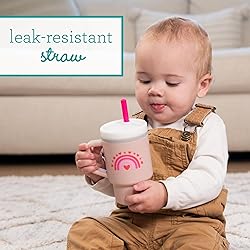 Infantino My 1st Tumbler, Silicone Sippy Cup with