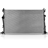 SCITOO 13401 Engine Coolant Radiator Assembly for Jeep &amp; Chrysler Model | Fits for Jeep Cherokee 2.4L 2014 2015 2016 2017 2018 &amp; Chrysler 200 2.4L/3.6L 2015-2017, Replace 13401