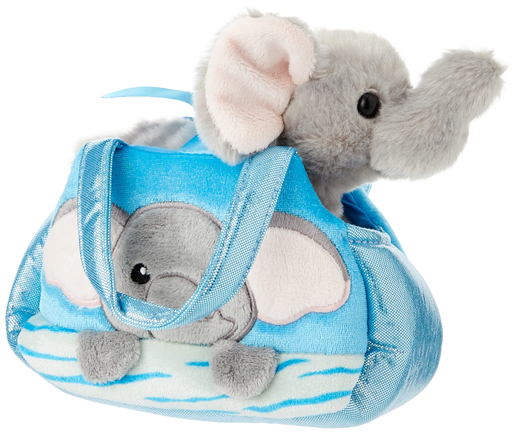 Aurora, 32839, Fancy Pal, Peek-a-Boo Elephant, 8In, Soft Toy, Grey