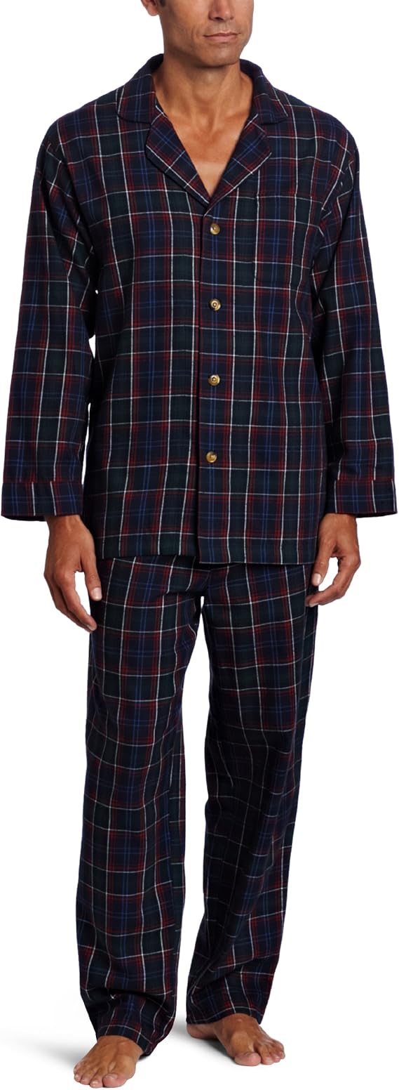 Pendleton Men's Pajama Set 81575, Navy, Medium at Amazon Men’s Clothing