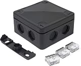 ArmaKit IP66 External Waterproof Junction Box 86x86x50mm 8 M20 Entries view 1