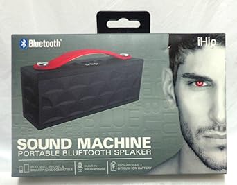ihip red bluetooth speaker