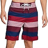 Speedo Borderline Boardshorts 20" Red/White/Blue MD