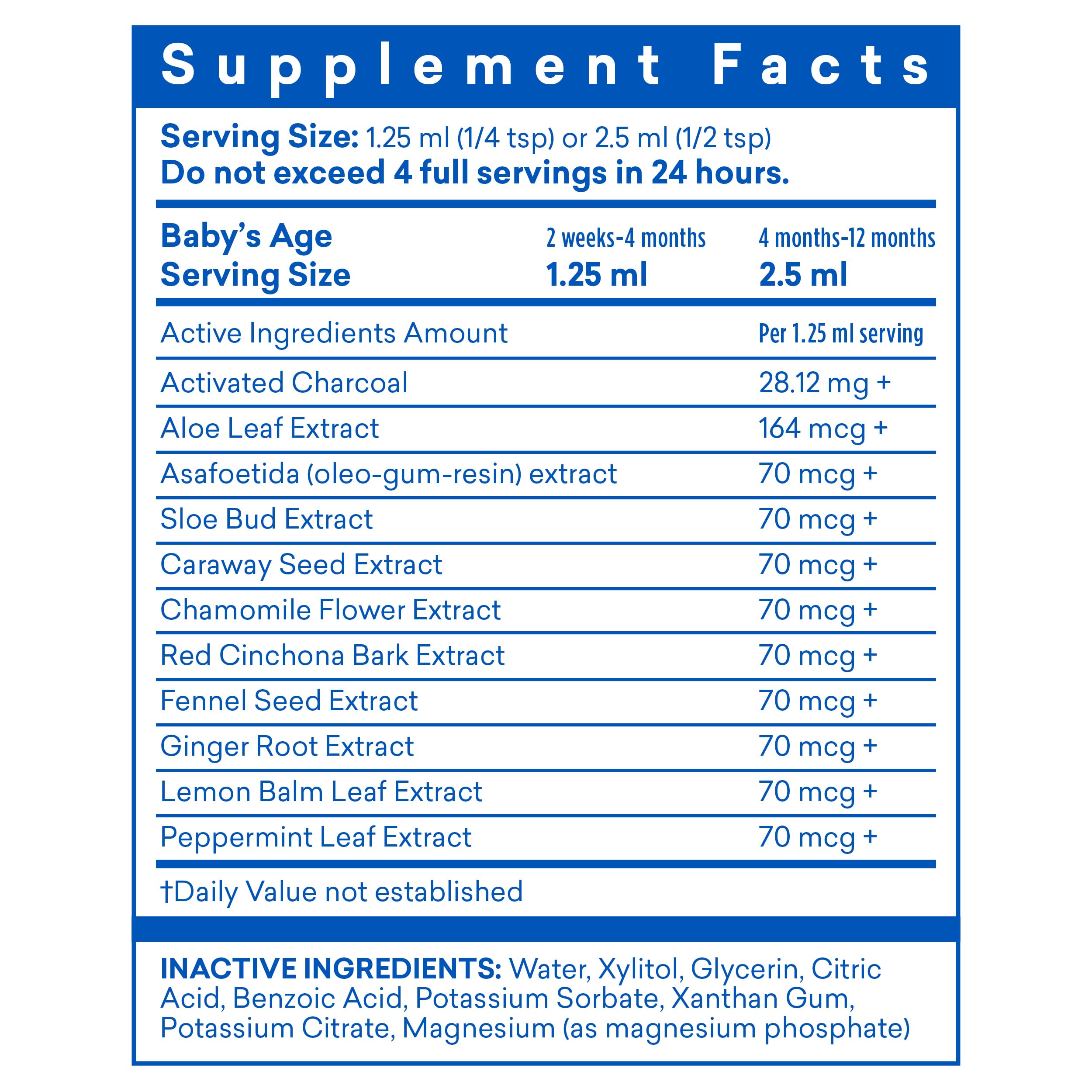 Colic Calm Plus - Gripe Water with Extra Support, Infant Gas Drops for Newborns, Colic & Upset Stomach Relief, Safe & Gentle, Baby Essentials for Digestive Health, 2 fl oz (Pack of 1)