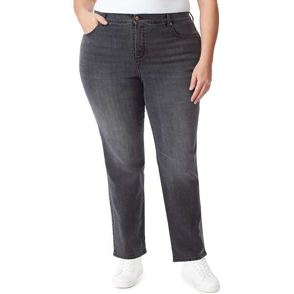 Gloria Vanderbilt - Jeans Amanda Rose 5 Poches, Taille 12P, Coupe Droite - Neuf Avec étiquettes