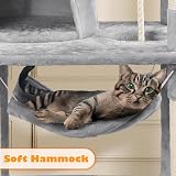 Yaheetech 158cm Multi-Level Cat Tree Tower with Condos Perches Hammock view 9