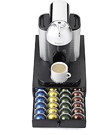 NIFTY 6145 Nespresso Vertuoline Capsule Drawer for Coffee Machines, Black