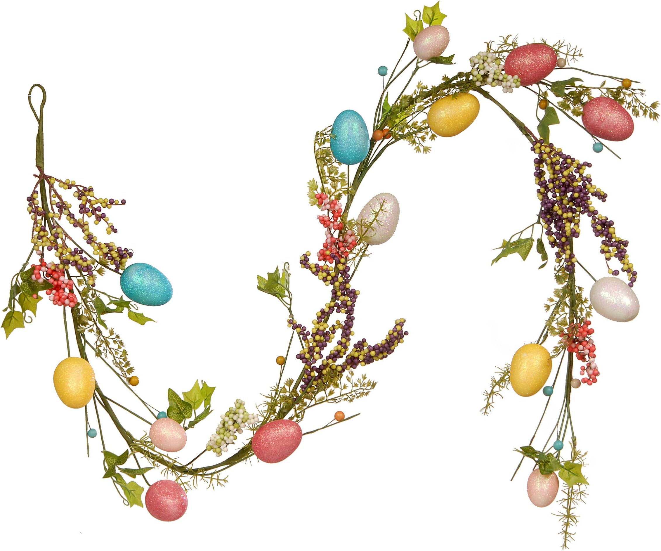 National Tree 59" Easter Eggs Garland, Multi
