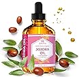 Leven Rose Jojoba Oil, Pure Cold Pressed Natural Unrefined Moisturizer for Skin Hair and Nails 4 oz