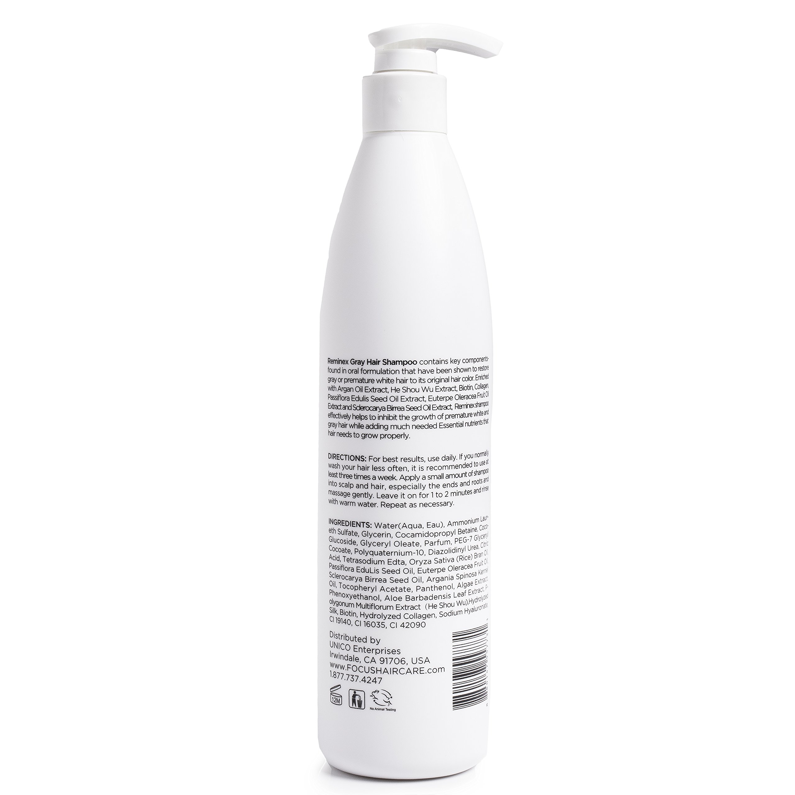 Reminex Anti Grey Hair Shampoo And Conditioner Color Restore Set To