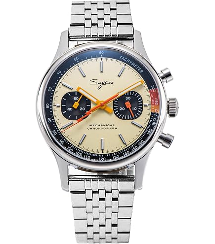 Amazon.com: Sugess Seagull ST1901 Panda 40mm Cream V2 Racing