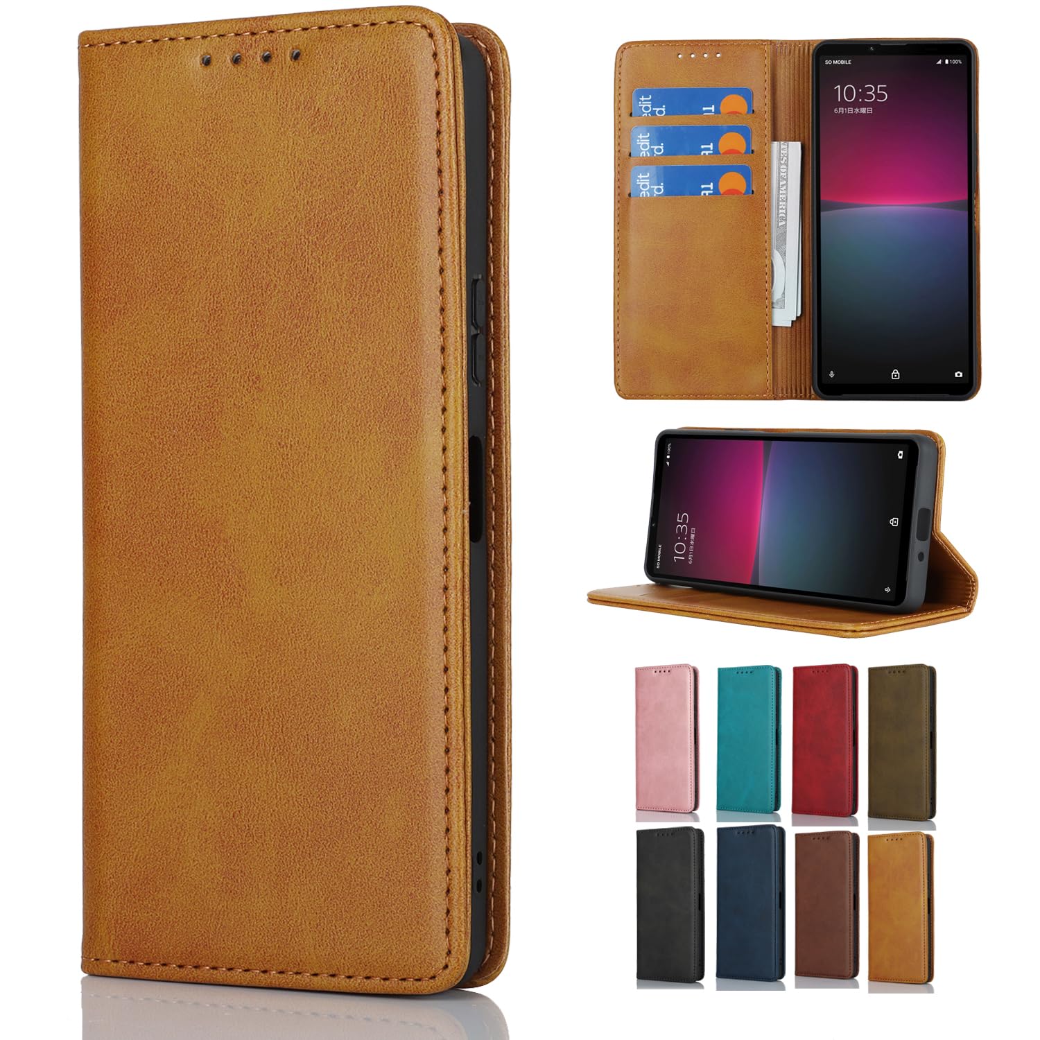 Iphone 13 Case Cavor For IPhone 14 Pro Max Wallet Case With Card Holder  Iphone 15