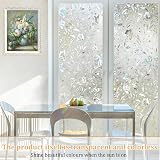 Lifetree Stained Glass Window Film 75x200cm Rainbow Privacy Self-Adhesive view 4